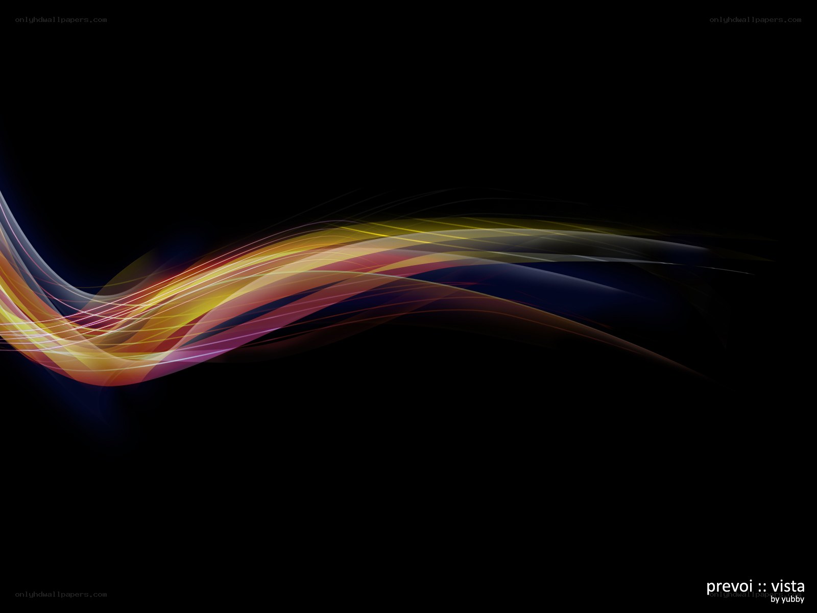 Abstract colorful wave design
