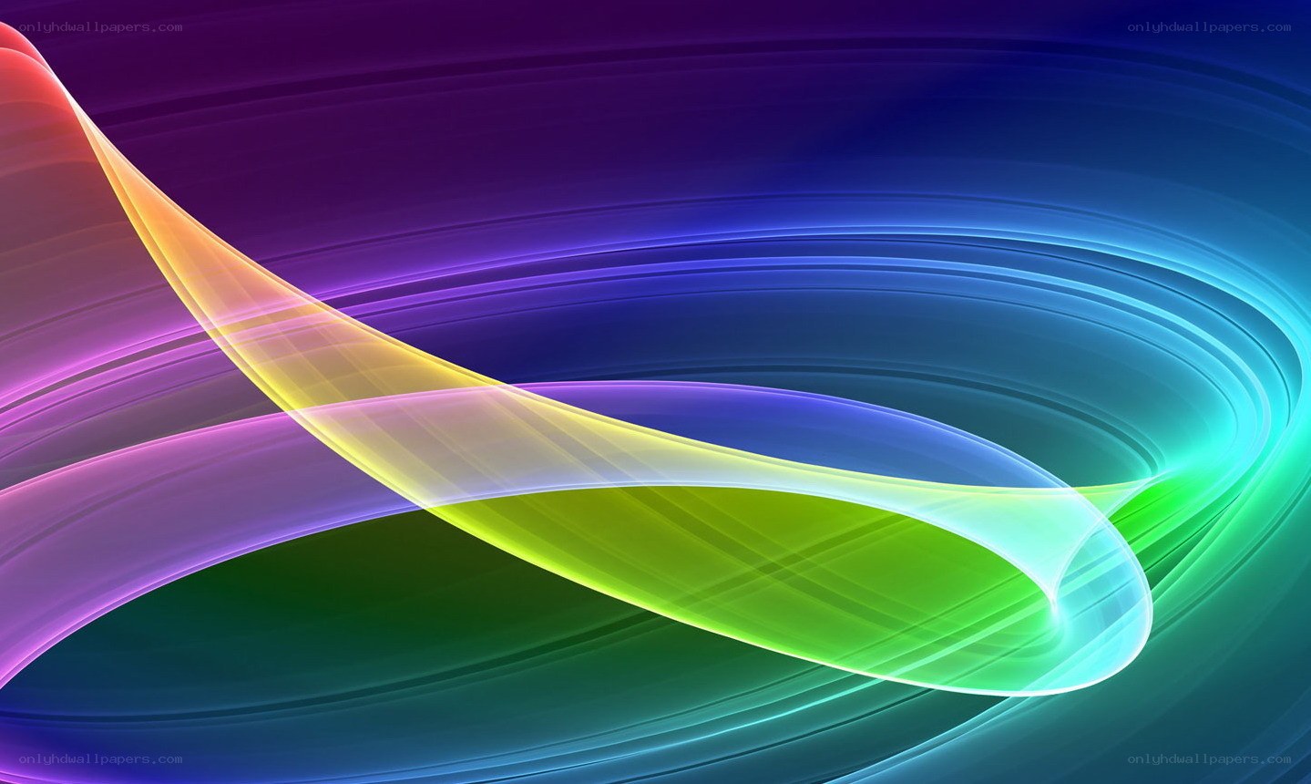 Abstract colorful wave design