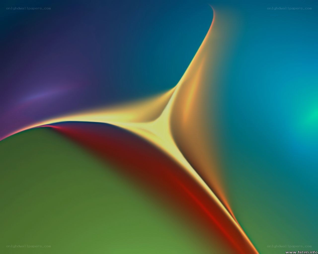 Abstract colorful wave design