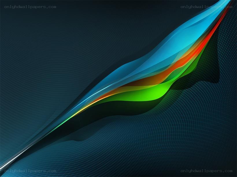 Abstract colorful wave design
