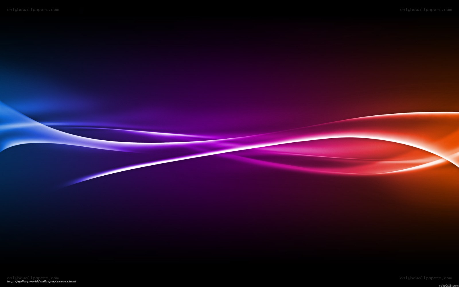 Abstract colorful wave design