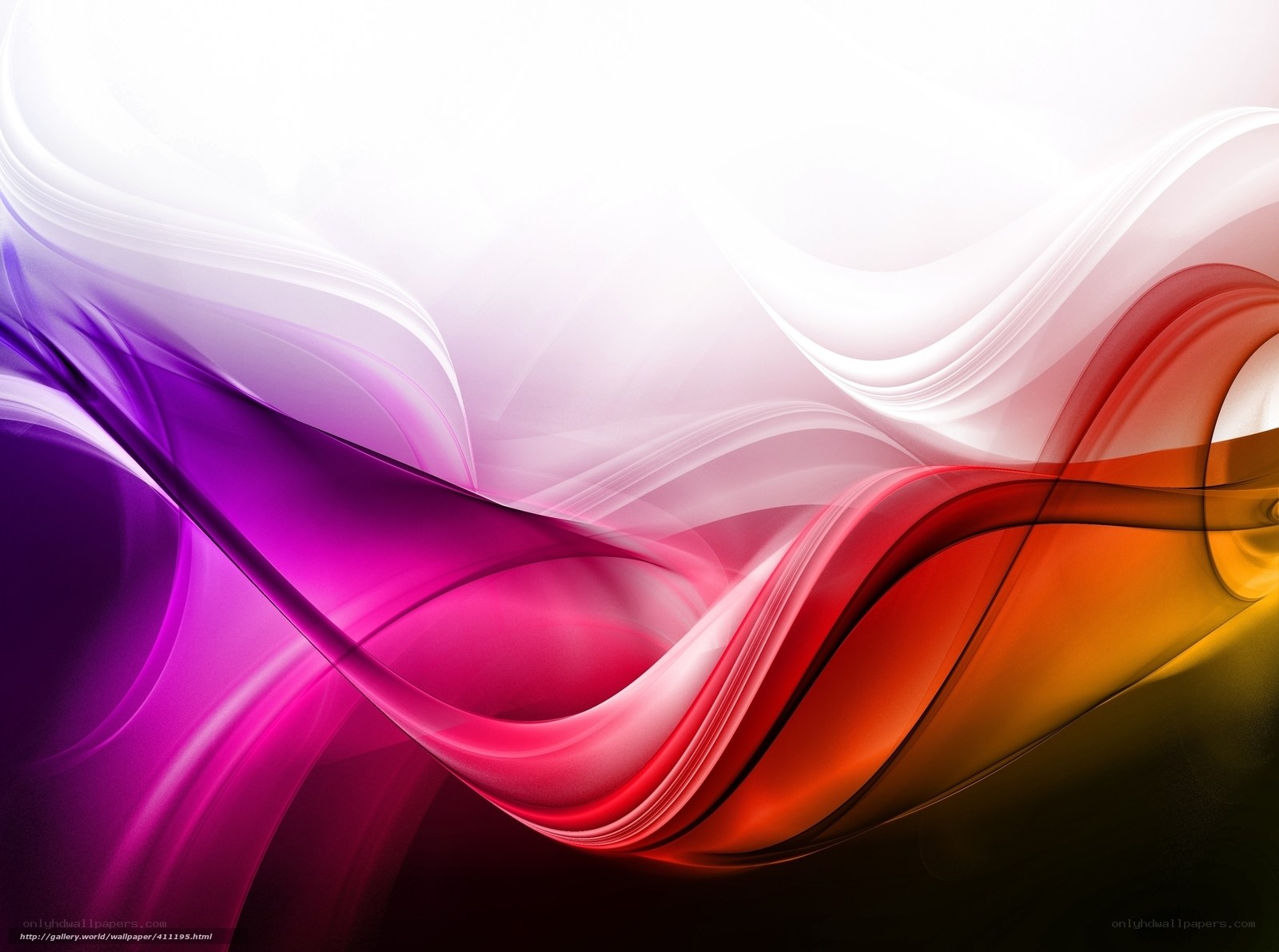 Abstract colorful wave design