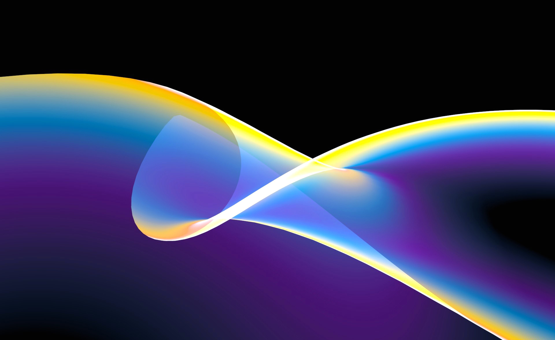 Abstract colorful wave design