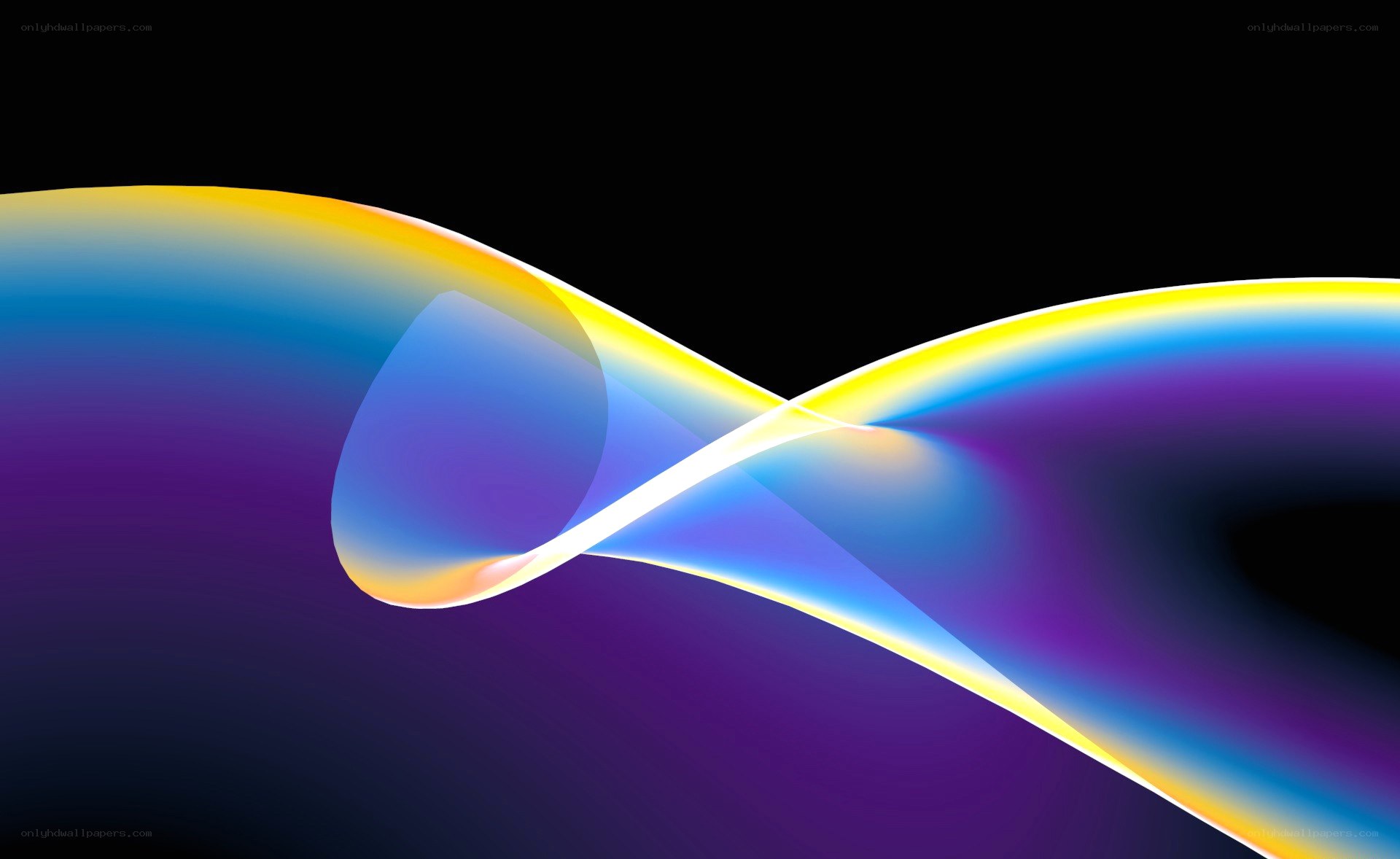 Abstract colorful wave design