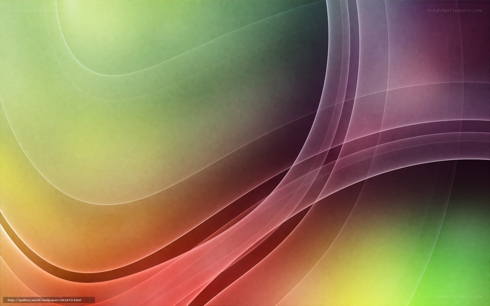 Abstract colorful wave design