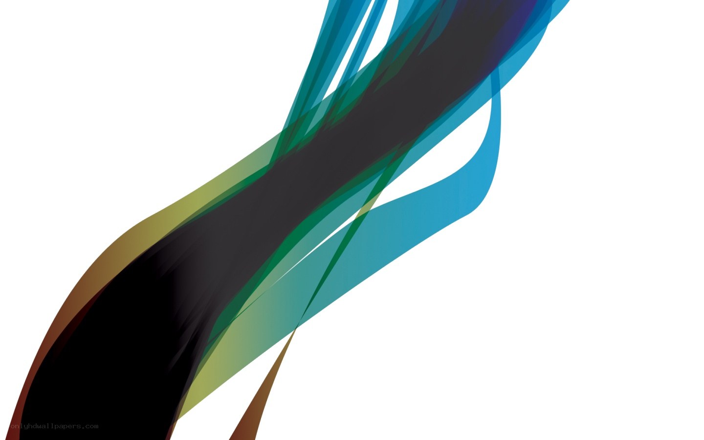 abstract colorful wave design