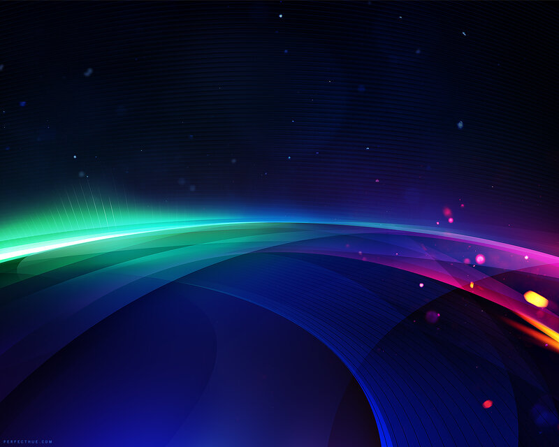Abstract colorful wave design