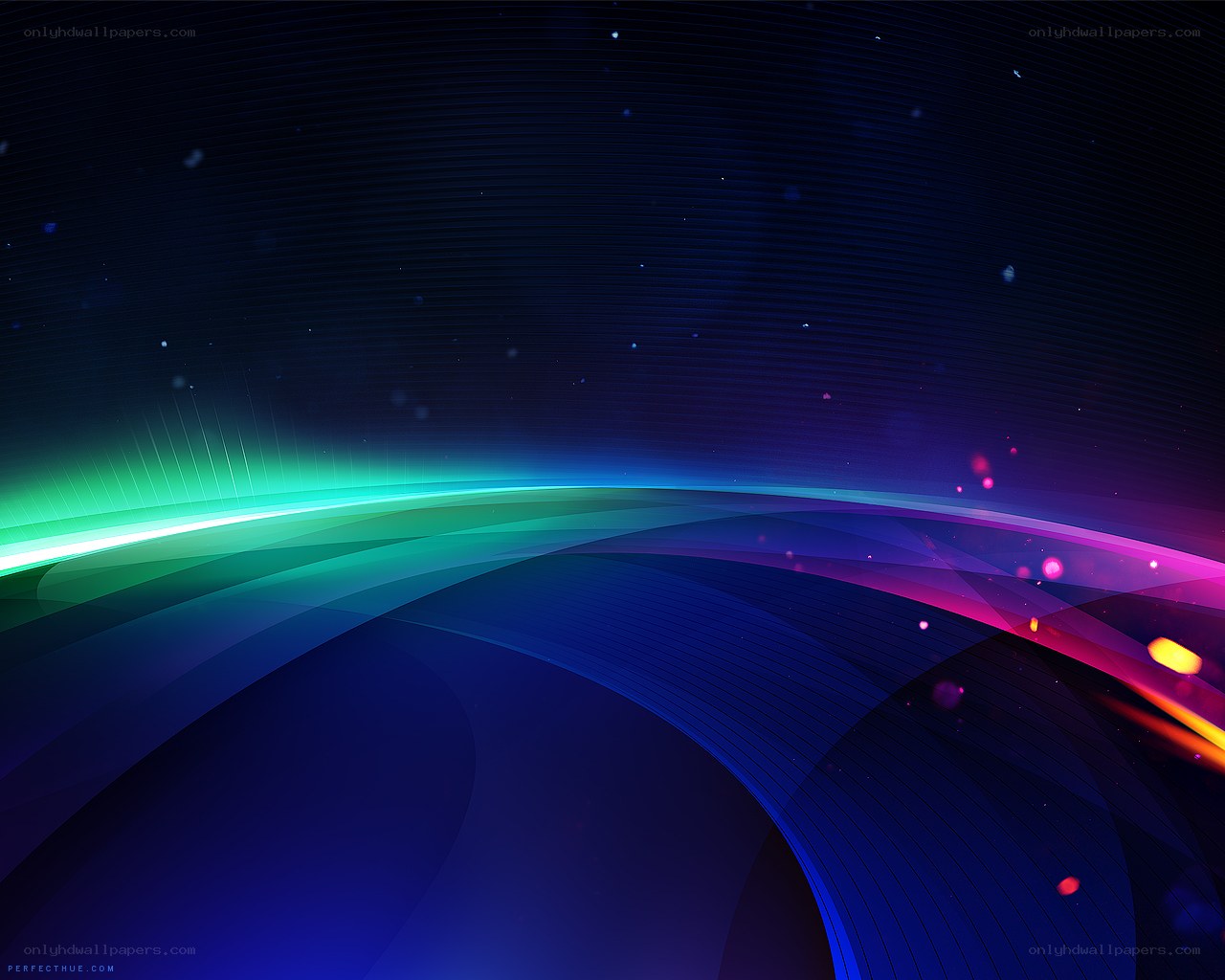 Abstract colorful wave design