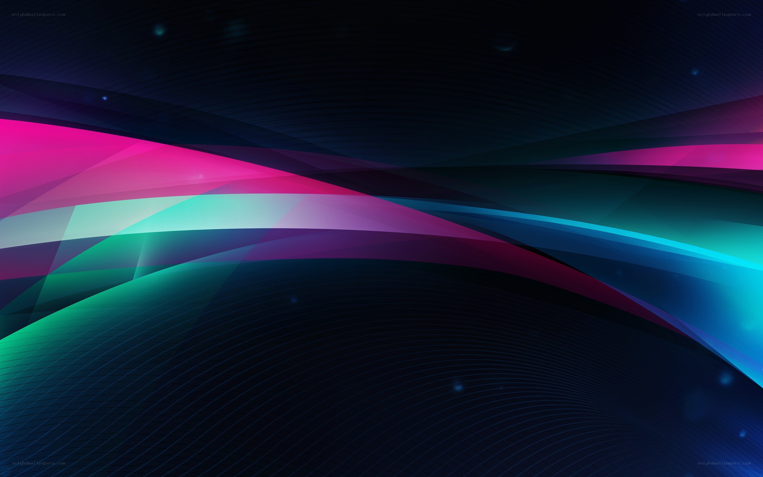 Abstract colorful wave design