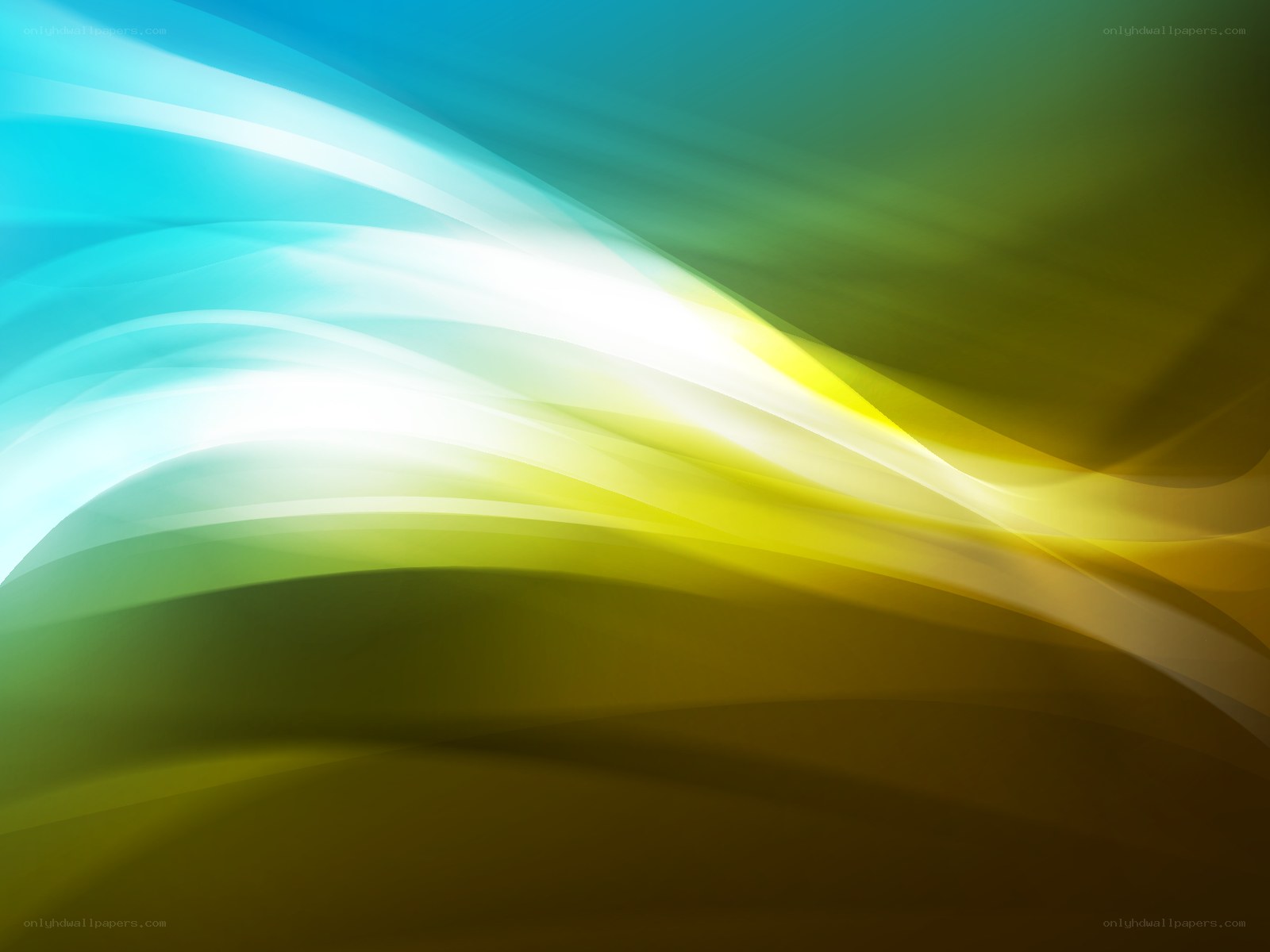 Abstract colorful wave design