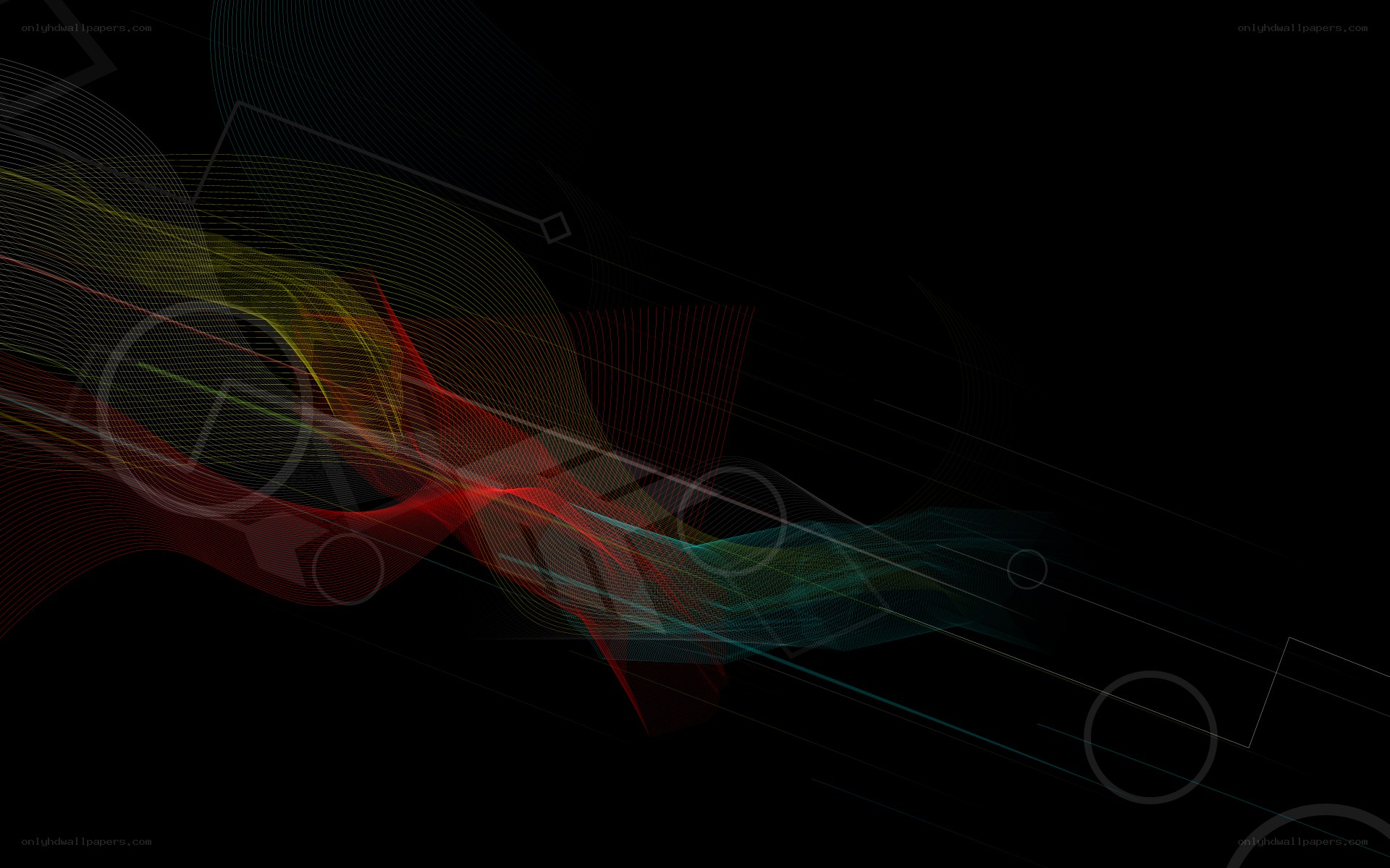 abstract colorful wave design