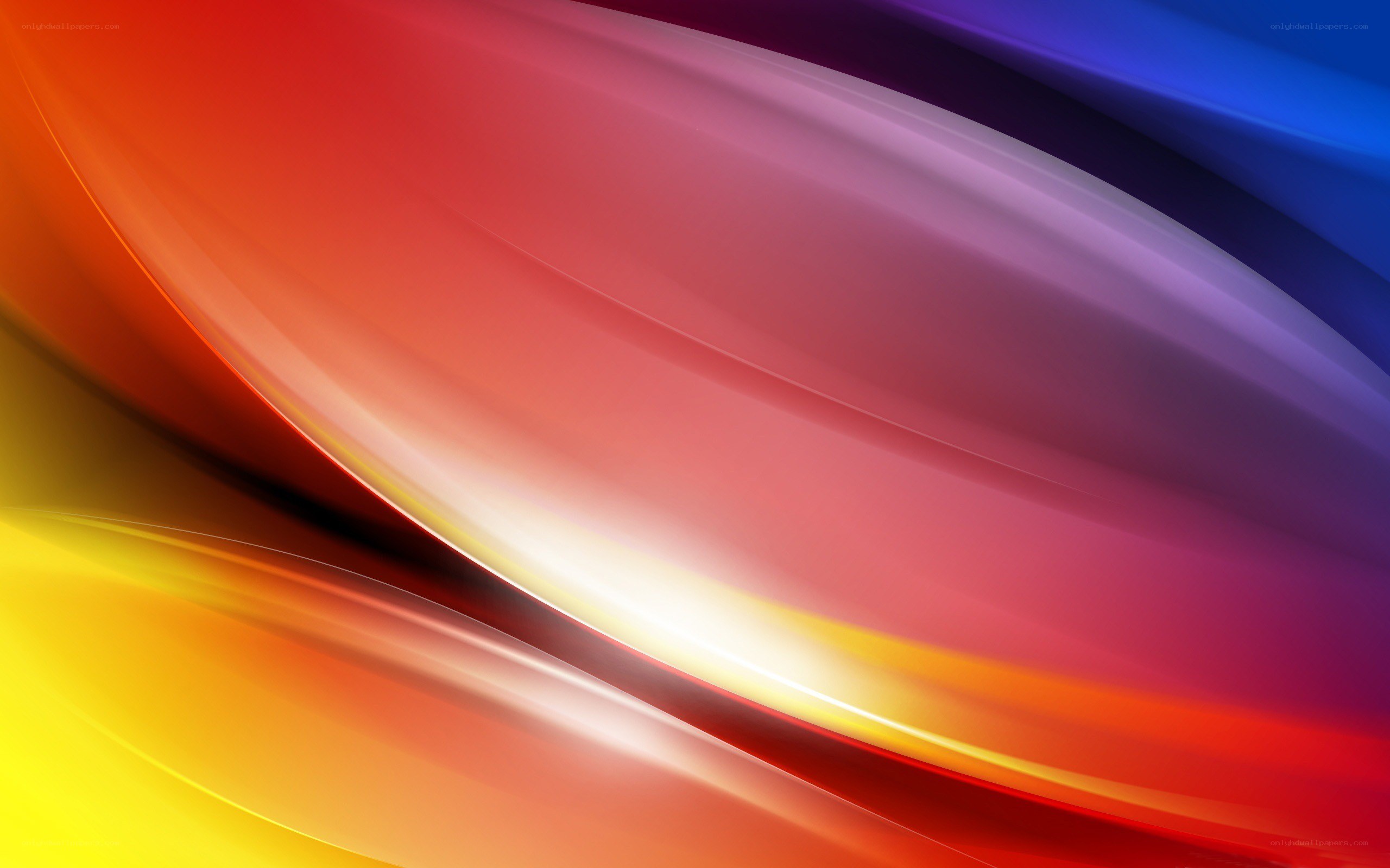 Abstract colorful wave design