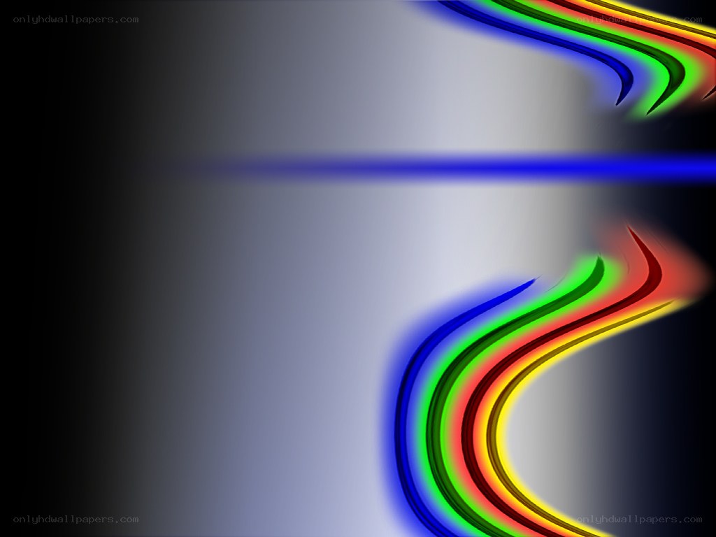 Abstract colorful wave lines