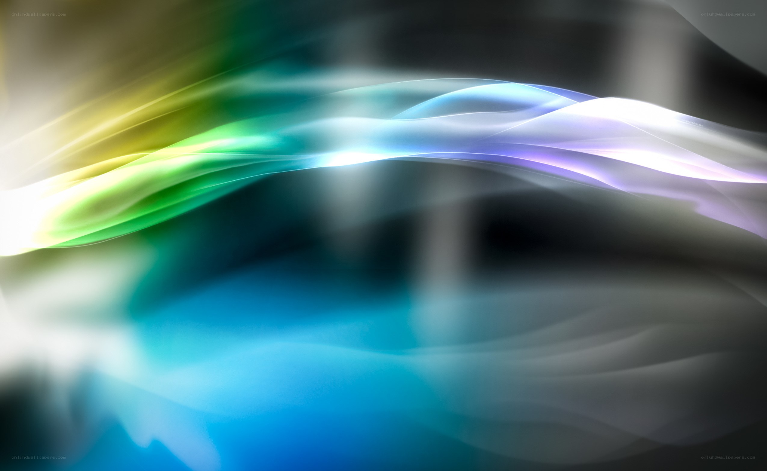 Abstract colorful wave motion