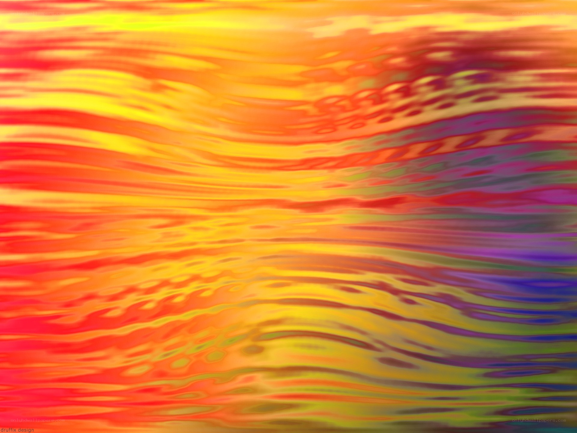 Abstract colorful wave pattern