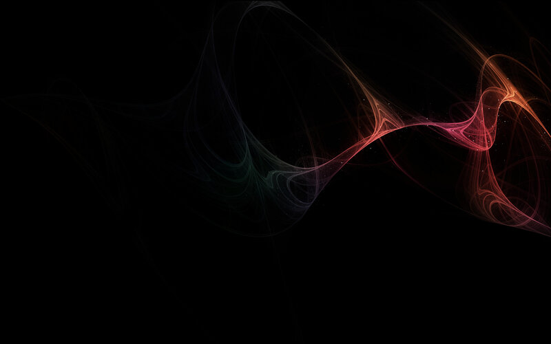 Abstract colorful wave patterns