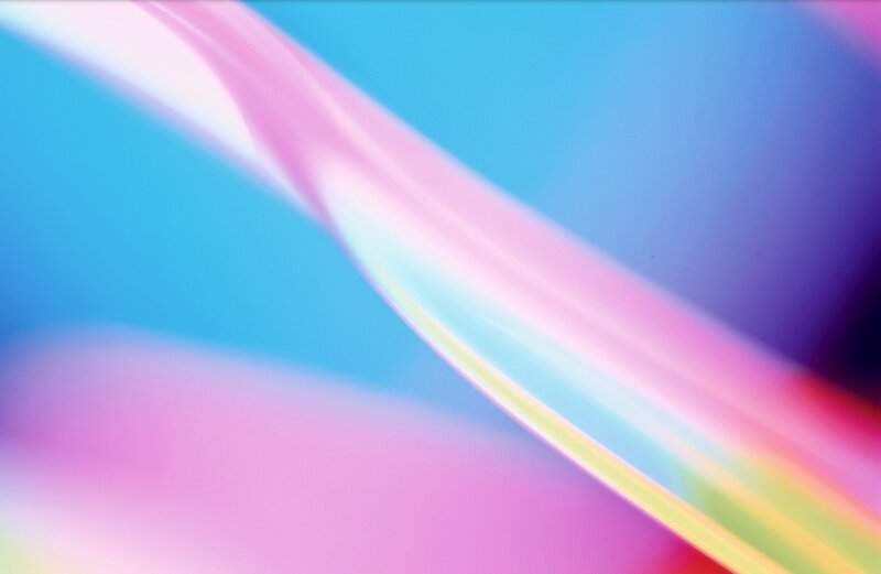 Abstract Colorful Wave — Pink