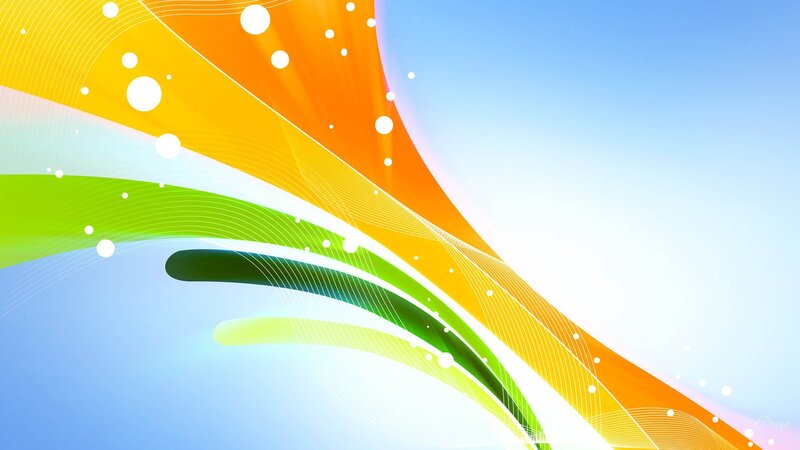 Abstract Colorful Waves — Blue