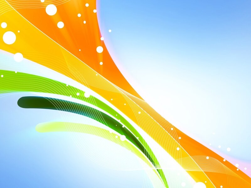 Abstract Colorful Waves — Blue, Vibrant