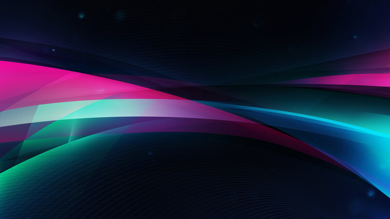 Abstract Colorful Waves — Pink, Dynamic