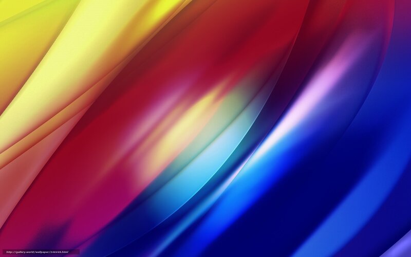 Abstract Colorful Waves — Yellow, Dynamic
