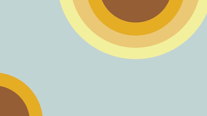 Abstract Concentric Circles — Blue