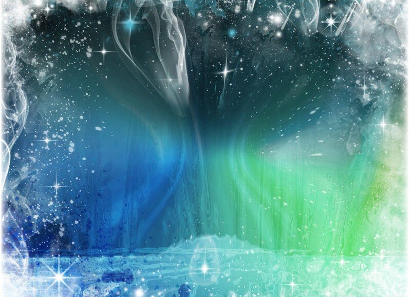Abstract cosmic aurora