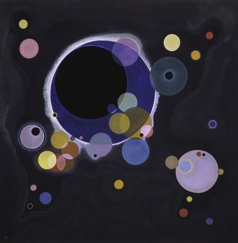Abstract cosmic circles