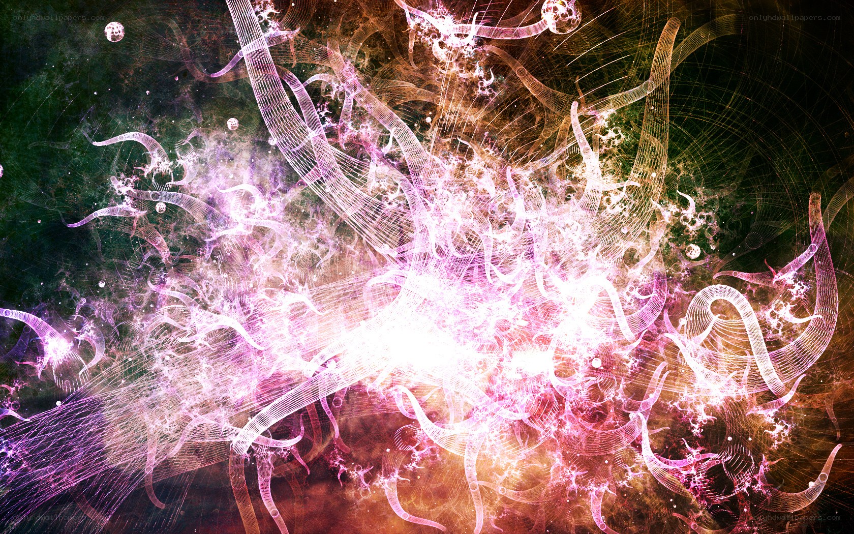 Abstract cosmic energy burst
