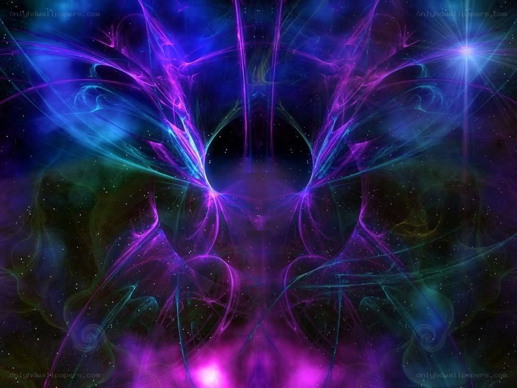 Abstract cosmic energy patterns