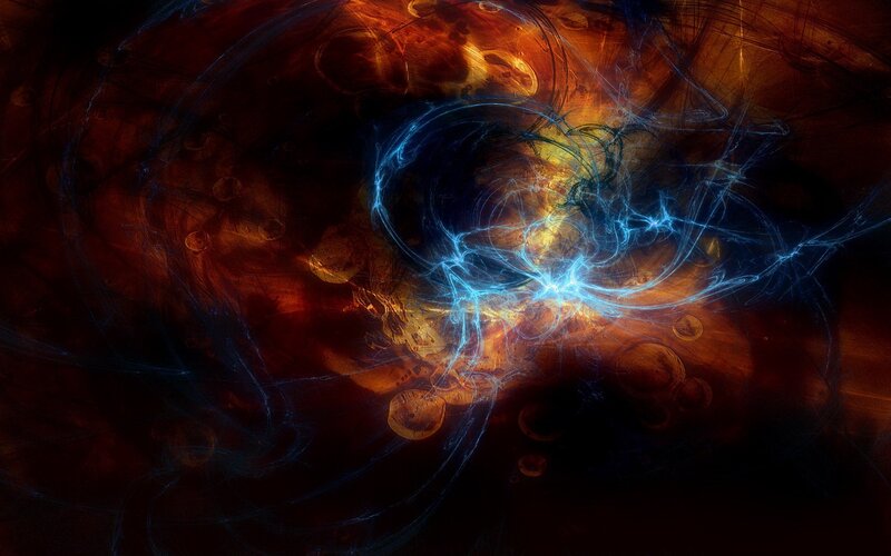 abstract cosmic energy swirl
