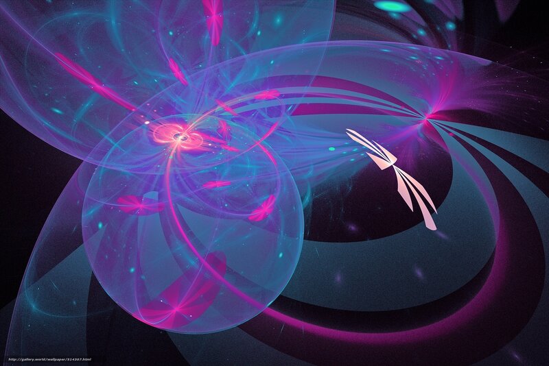 Abstract cosmic energy swirl