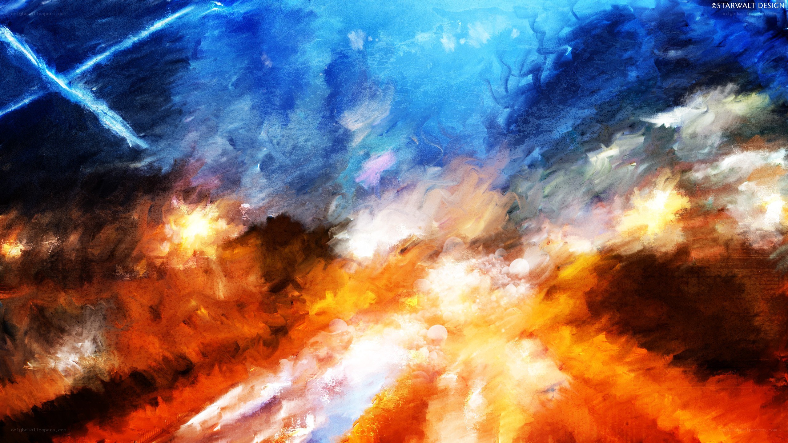 Abstract cosmic explosion