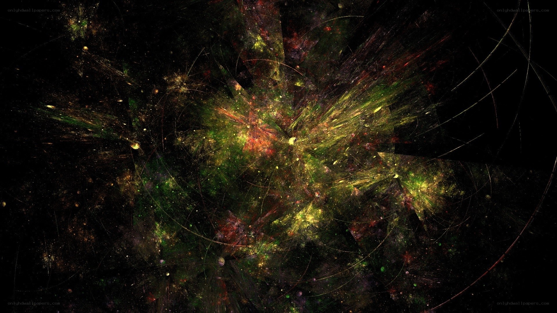 abstract cosmic explosion