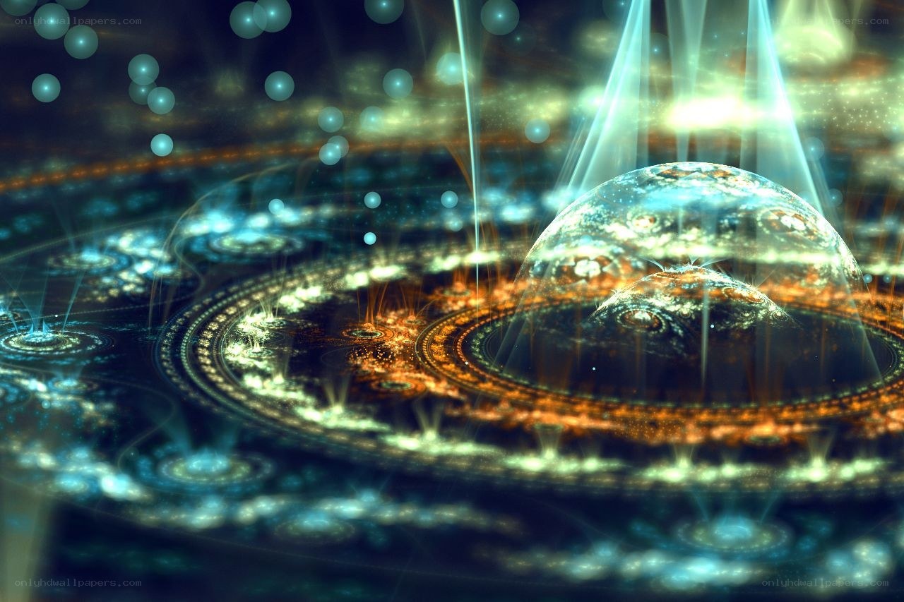 Abstract cosmic fractal art