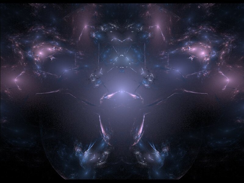 abstract cosmic fractal art