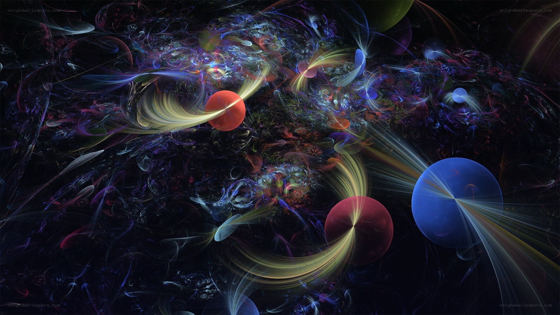 Abstract cosmic fractal art