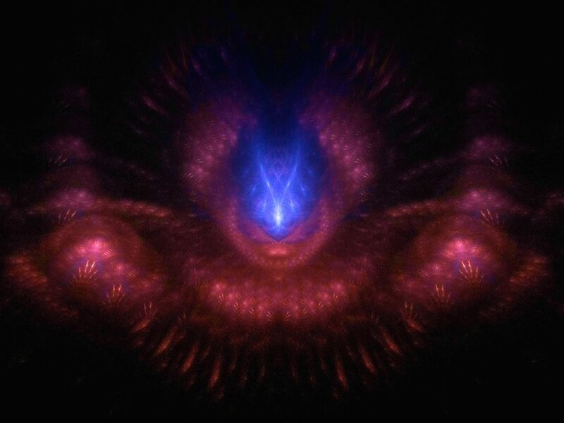 Abstract cosmic fractal pattern