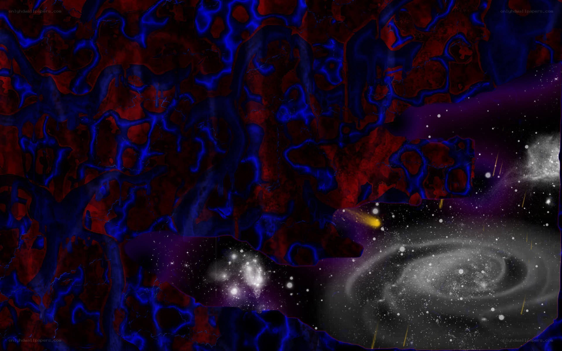 abstract cosmic landscape