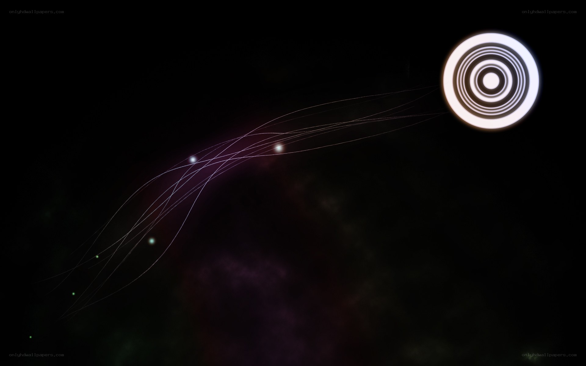 Abstract cosmic light trails