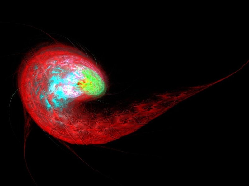 Abstract cosmic nebula