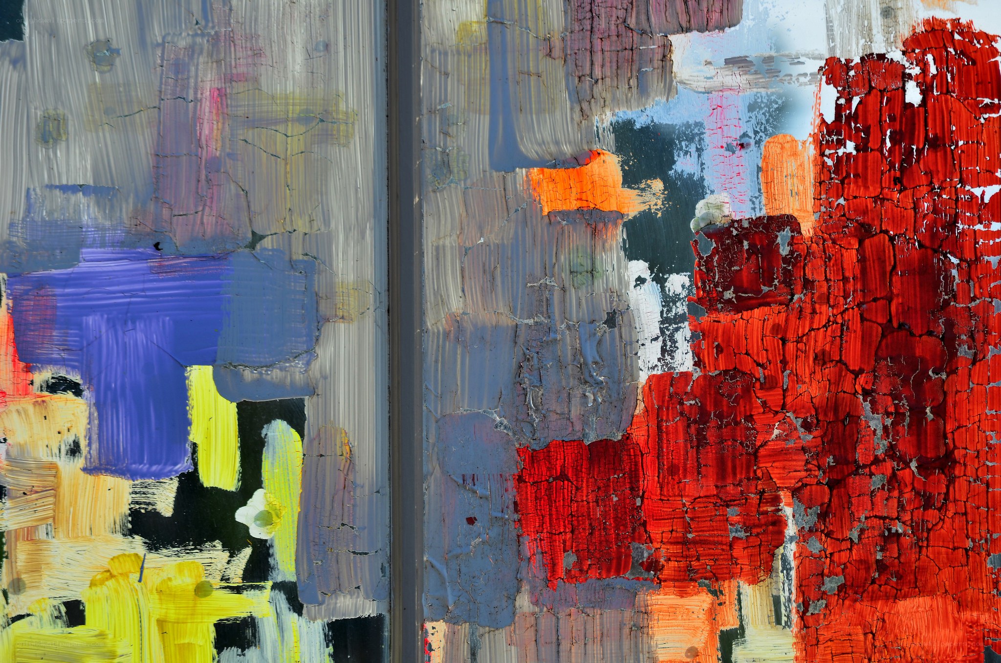 Abstract cracked paint texture