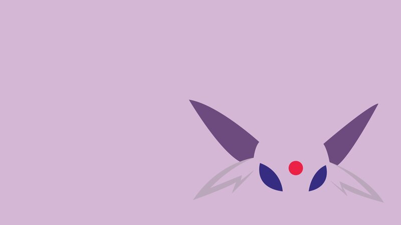 Abstract Creature Face — Purple, Minimalist, Vector Art