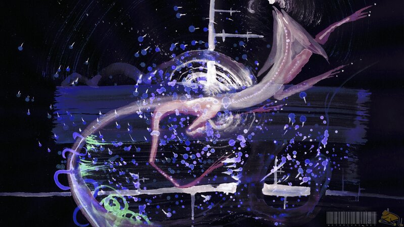 Abstract Creature in Water