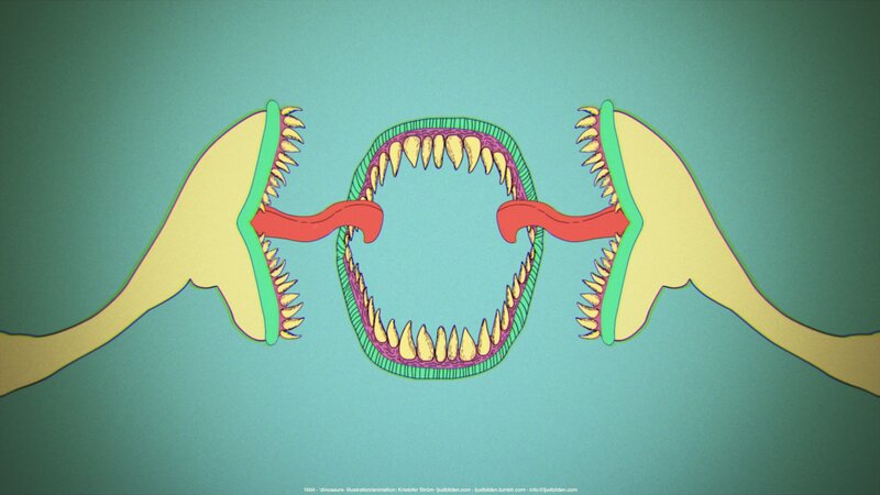 abstract creature mouths