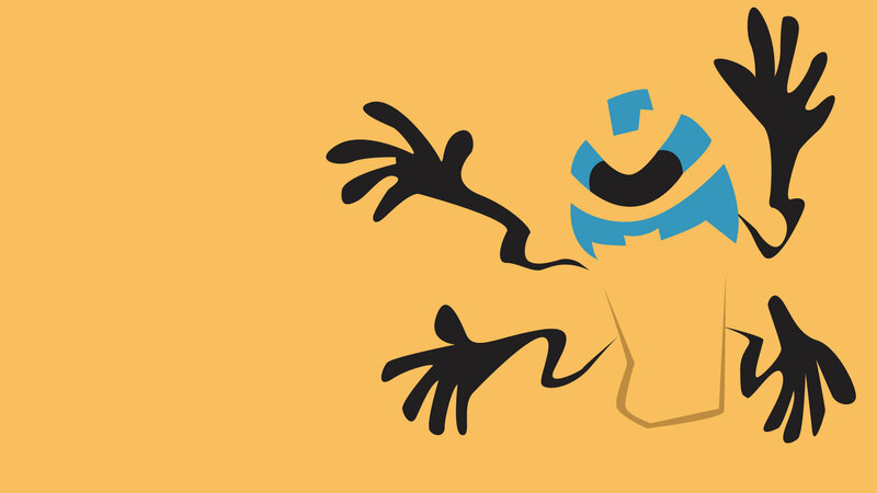 Abstract Creature with Blue Eye