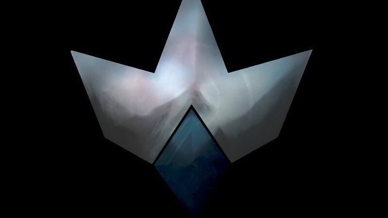 abstract crown logo