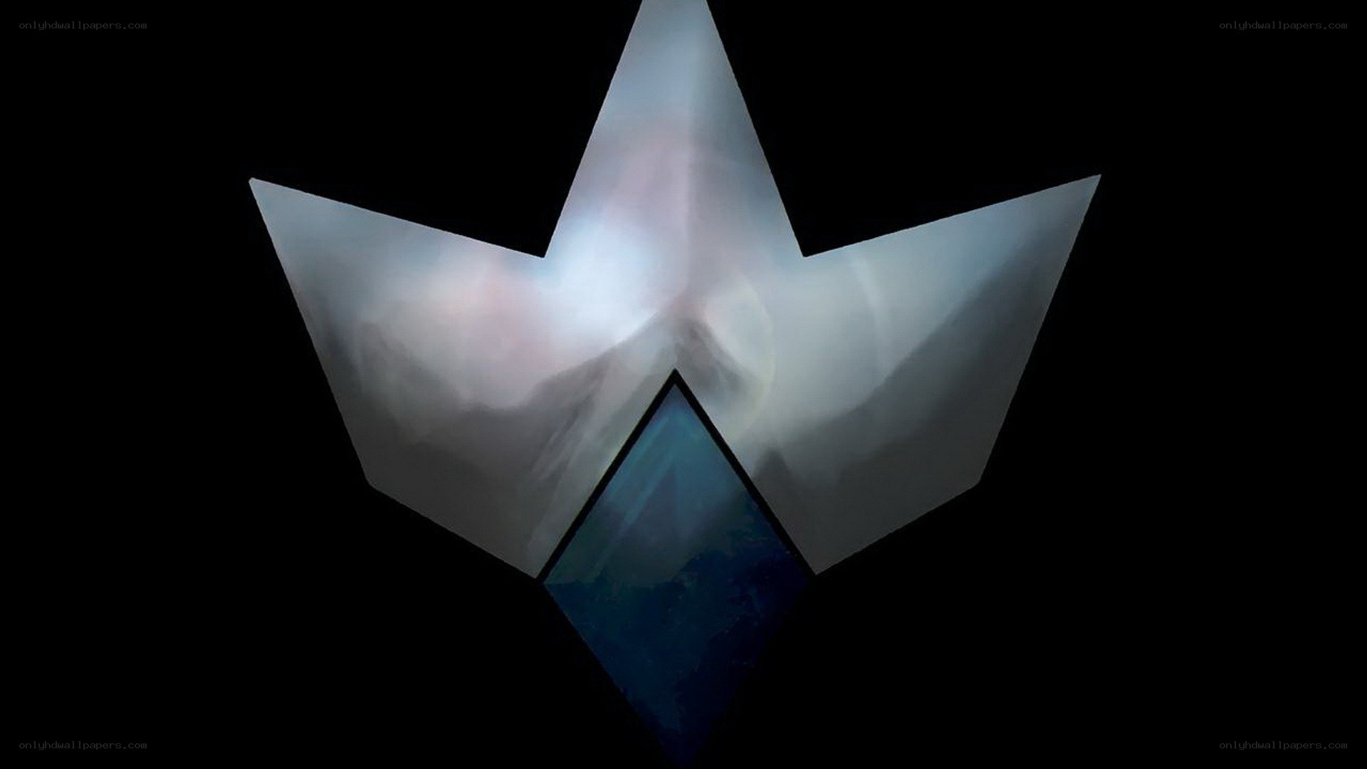 abstract crown logo