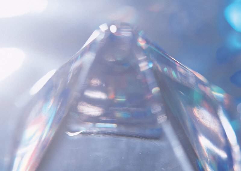 abstract crystal light refraction