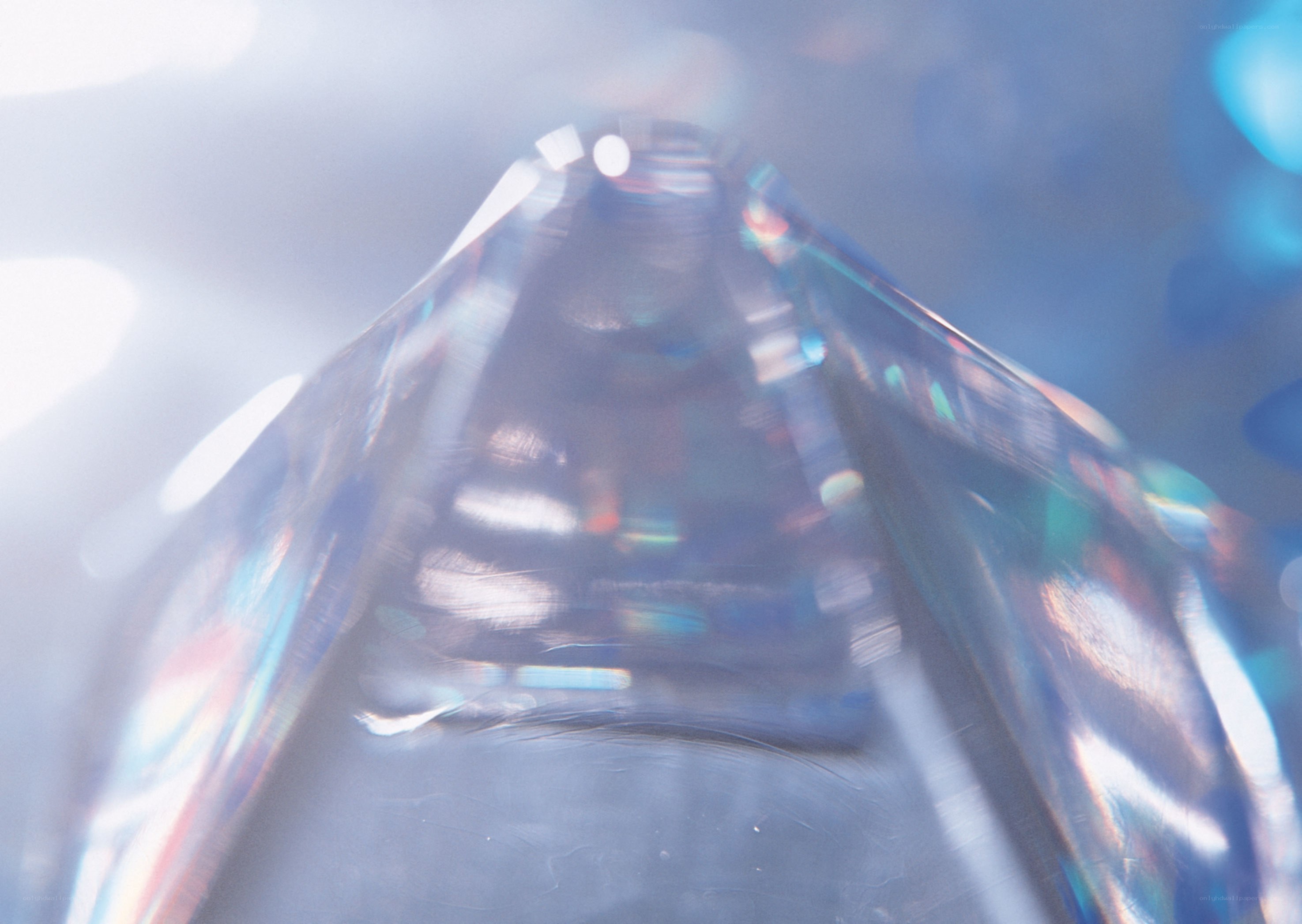 abstract crystal light refraction